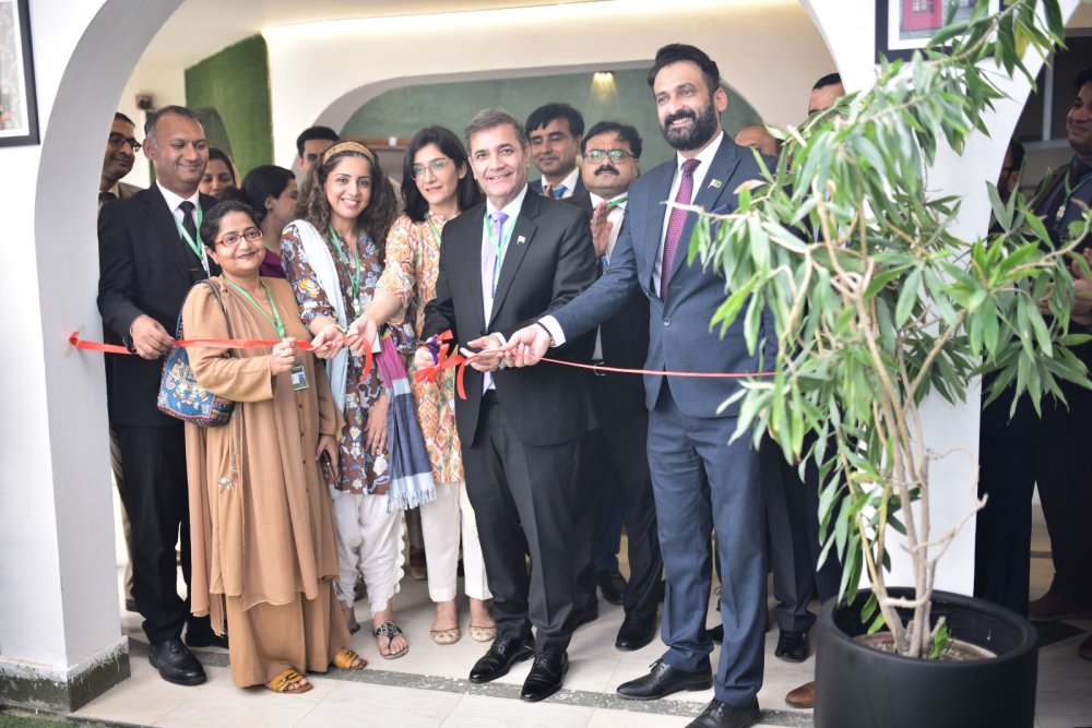 Inauguration of newly developed Patio along with the Participant Officers of 43rd MCMC in NIPA, Karachi