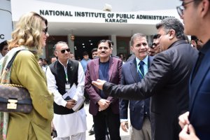 Dr. Engr. Jahanzeb Khan, Chairman & MD of JK Group and CEO of Faizan Steel, visited NIPA Karachi