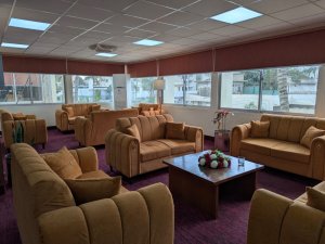 Sitting area in NIPA Library 