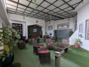 Tea Room and Pateo in NIPA Karachi