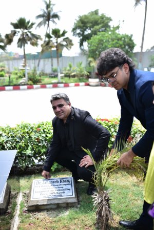 Dr. Engr. Jahanzeb Khan, Chairman & MD of JK Group and CEO of Faizan Steel, visited NIPA Karachi