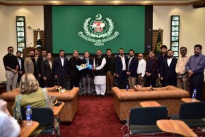 Dr. Engr. Jahanzeb Khan, Chairman & MD of JK Group and CEO of Faizan Steel, visited NIPA Karachi