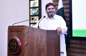 Senate Standing Committee Chairman Senator Rana Mahmood Ul Hasan, along with the members of the committee Senator Amir Waliuddin & Senator Atta ur Rehman visited NIPA, Karachi.