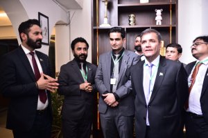Inauguration of newly developed Patio along with the Participant Officers of 43rd MCMC in NIPA, Karachi