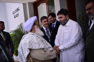 Senate Standing Committee Chairman Senator Rana Mahmood Ul Hasan, along with the members of the committee Senator Amir Waliuddin & Senator Atta ur Rehman visited NIPA, Karachi.