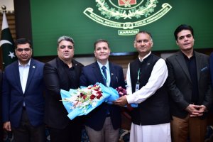 Dr. Engr. Jahanzeb Khan, Chairman & MD of JK Group and CEO of Faizan Steel, visited NIPA Karachi