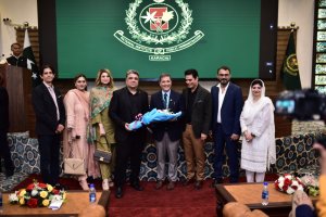 Dr. Engr. Jahanzeb Khan, Chairman & MD of JK Group and CEO of Faizan Steel, visited NIPA Karachi