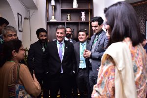 Inauguration of newly developed Patio along with the Participant Officers of 43rd MCMC in NIPA, Karachi
